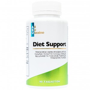 Комплекс для схуднення та корекції фігури Diet Support ABU, 90 таблеток